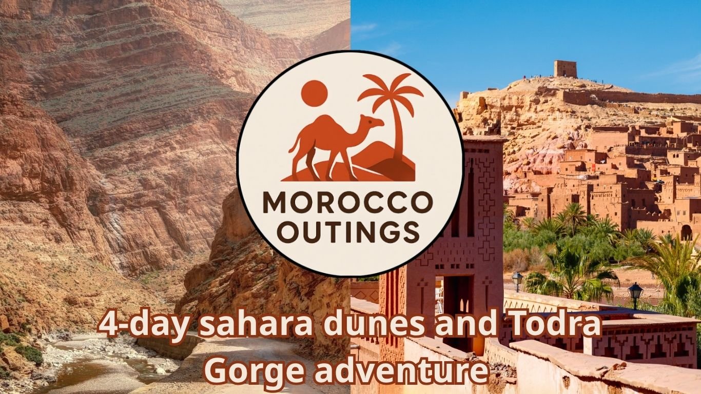 4-day sahara dunes and Todra Gorge adventure